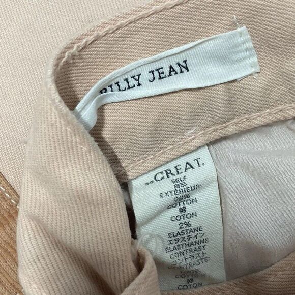 The Great The Billy Jean Pink Corduroy Patchwork Jeans Women's Size 26 - Picture 5 of 15